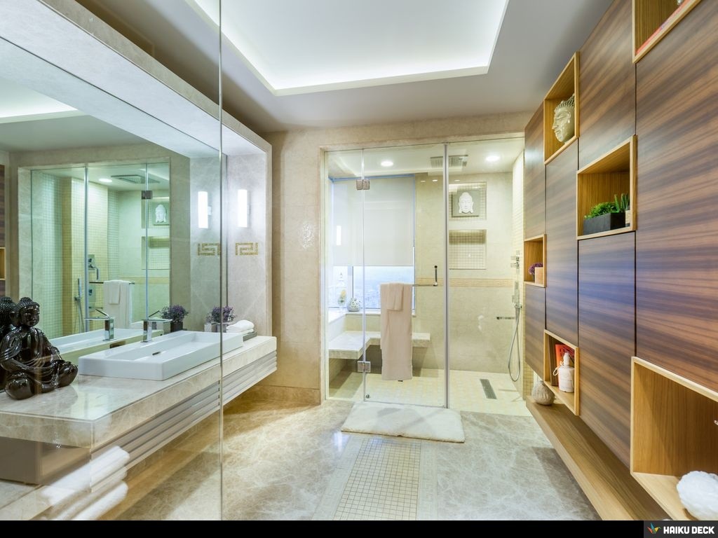 Bathroom With Wooden Shelfs by Vijay Kapur Bathroom Modern | Interior Design Photos & Ideas