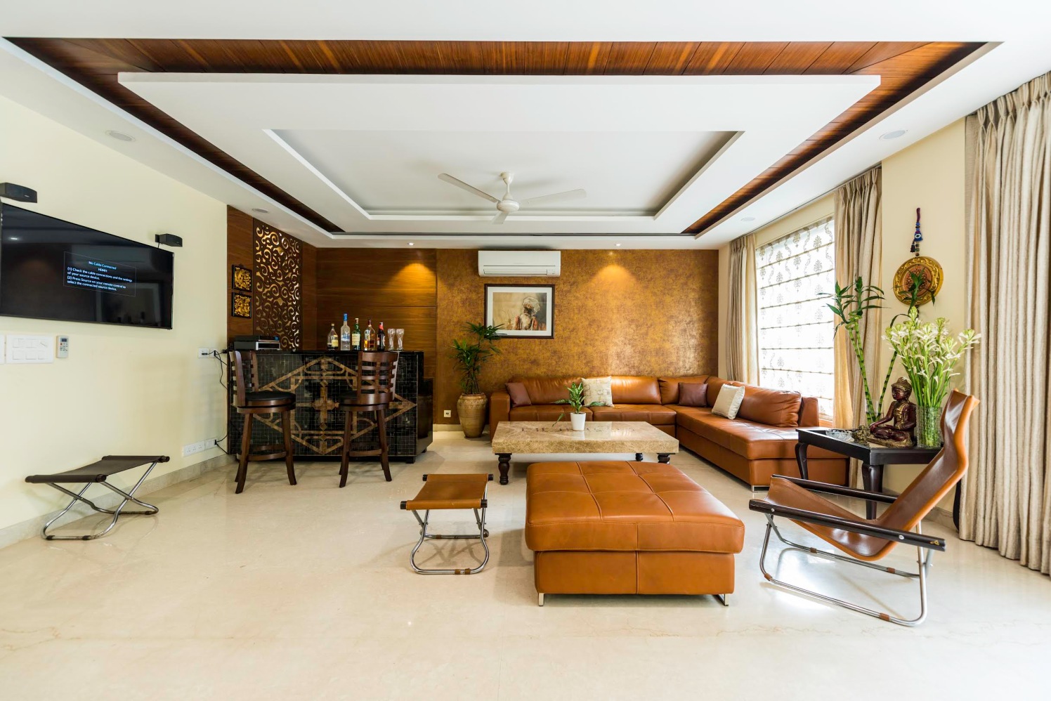 Living Room With Bulky Furniture by Vijay Kapur Living-room Contemporary | Interior Design Photos & Ideas