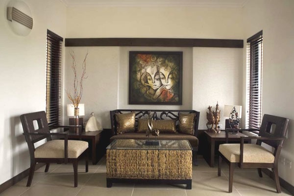 Living Room With Classic Contemporary Decor by Vijay Kapur Living-room Contemporary | Interior Design Photos & Ideas
