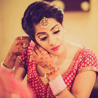 Beauty in Red by Shruti Sharma Bridal-makeup | Weddings Photos & Ideas