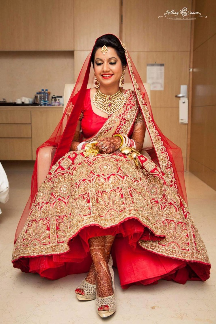 Twinkling face by Shruti Sharma Bridal-makeup | Weddings Photos & Ideas