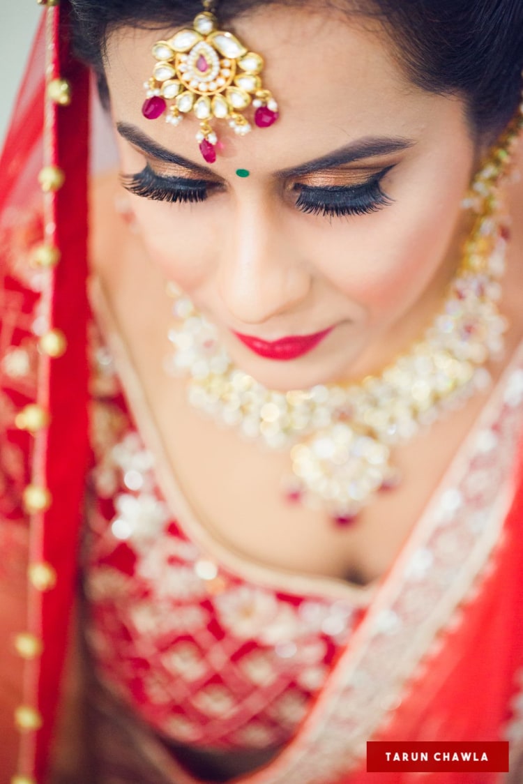 Bold and bright by Shruti Sharma Bridal-makeup | Weddings Photos & Ideas