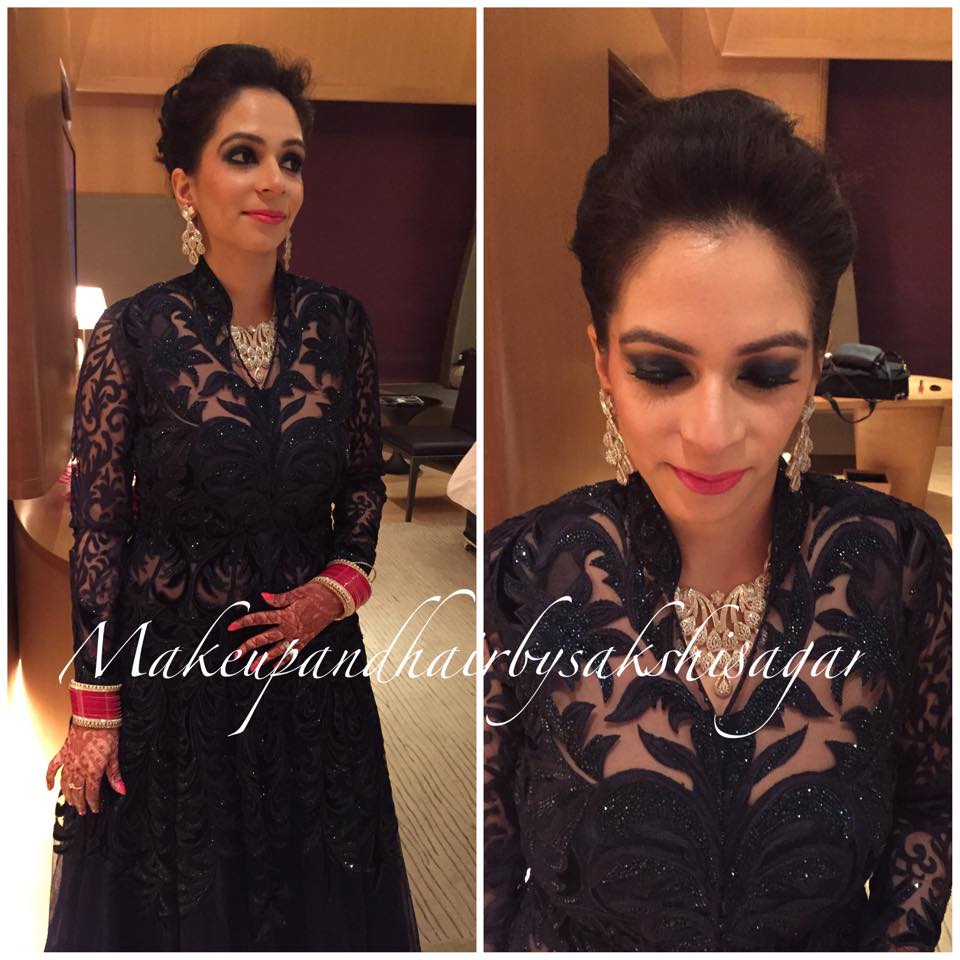 Reception makeover on fleek by Sakshi Sagar Bridal-makeup | Weddings Photos & Ideas