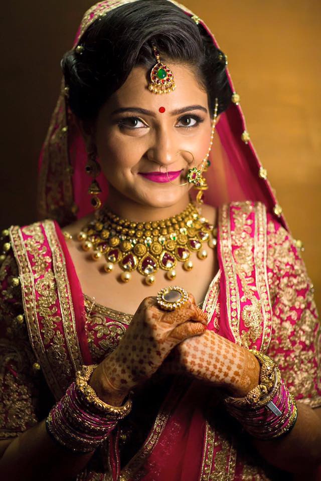 Make-up,hair,jewelry, basically everything on fleek! by Sakshi Sagar Bridal-makeup | Weddings Photos & Ideas