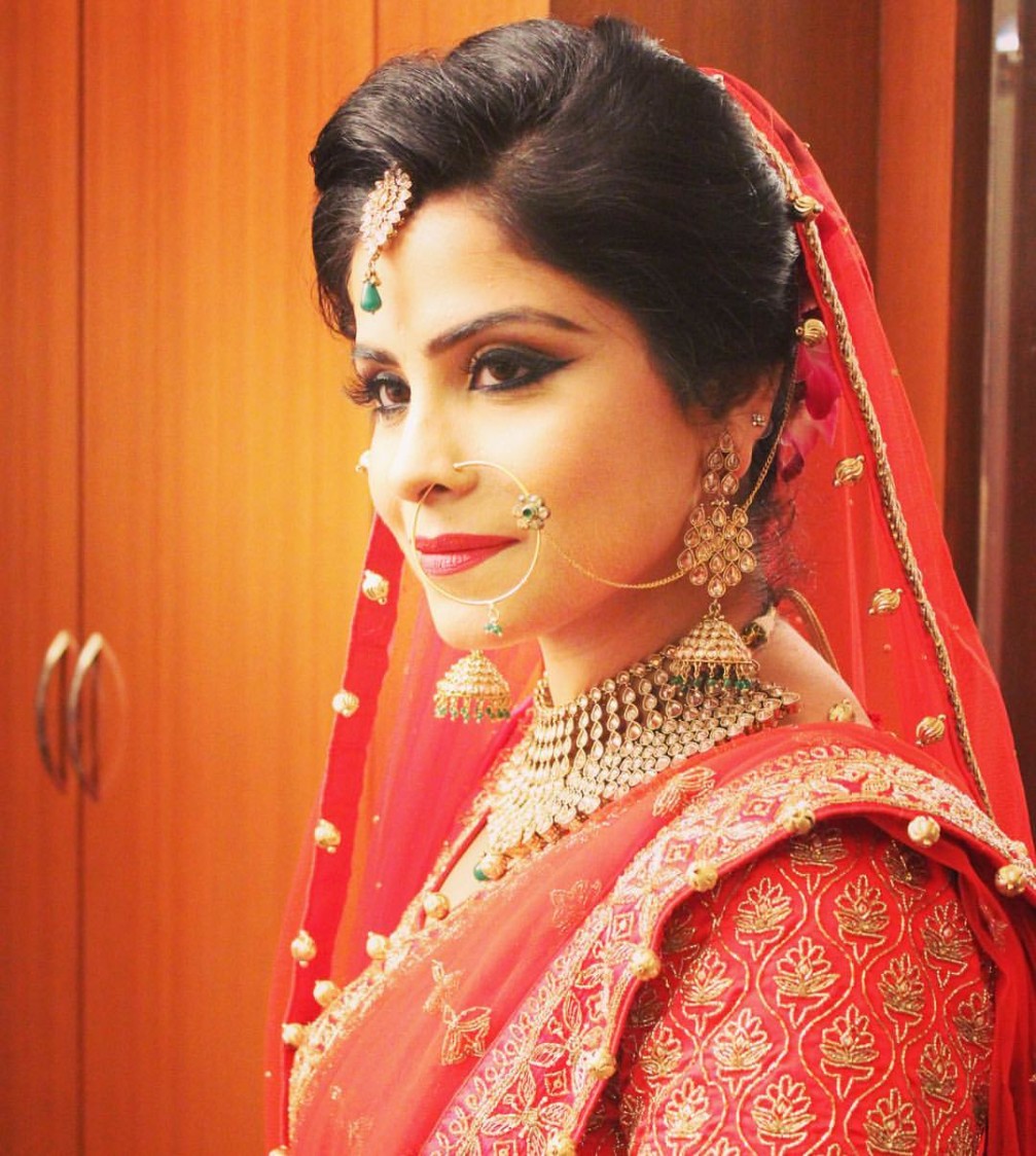 Because winged eye liner is the new cool by Sakshi Sagar Bridal-makeup | Weddings Photos & Ideas