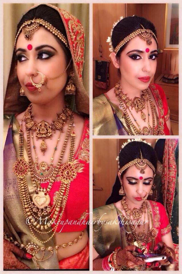 Ideal personification of 'Bold and Beautiful' by Sakshi Sagar Bridal-makeup | Weddings Photos & Ideas