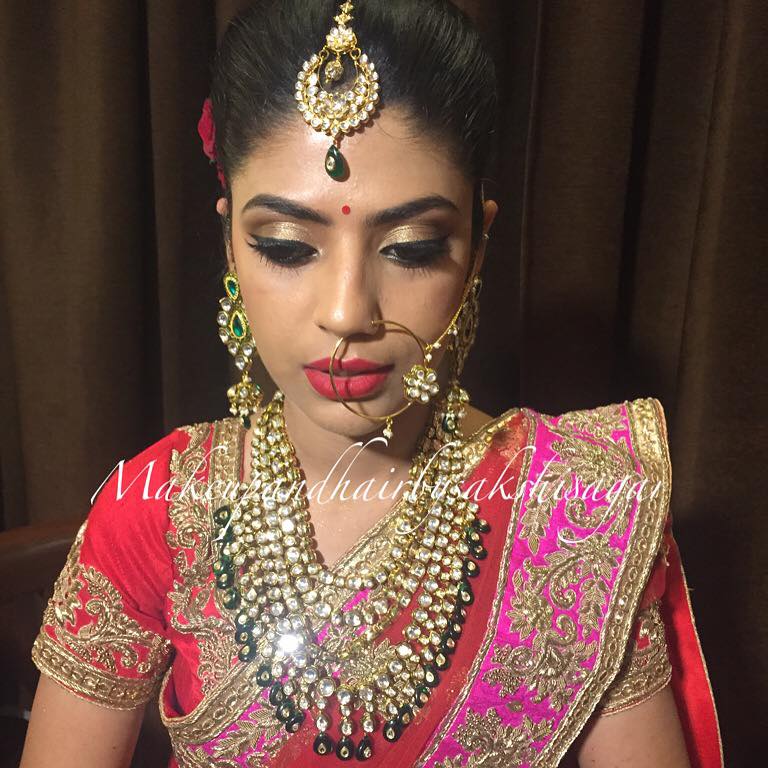 Kundan jewelry completing the Bridal look by Sakshi Sagar Bridal-makeup | Weddings Photos & Ideas