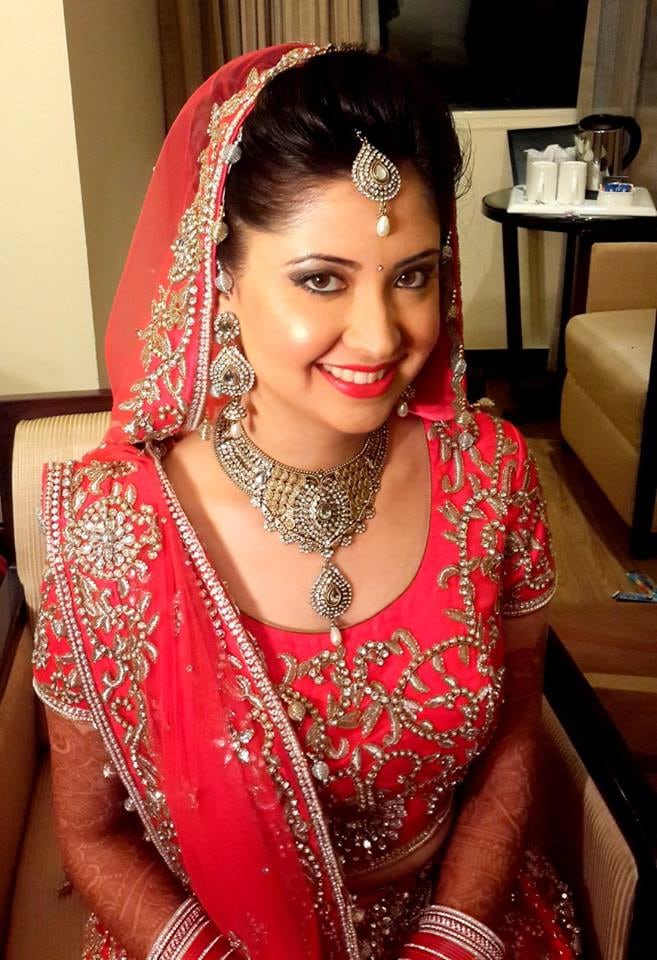 Swooning over that glow by Shikha K Chandra Bridal-makeup | Weddings Photos & Ideas