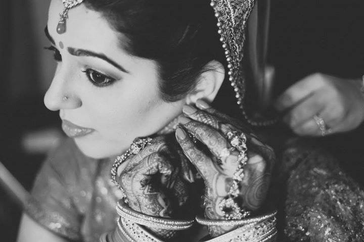 Prepping for the day by Shikha K Chandra Bridal-makeup | Weddings Photos & Ideas