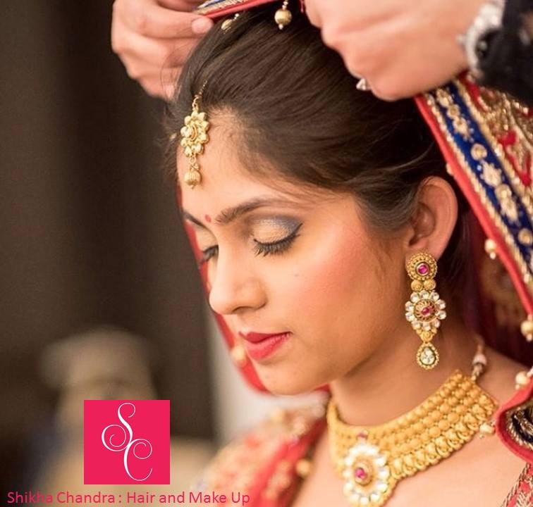 Perfectly contoured by Shikha K Chandra Bridal-makeup | Weddings Photos & Ideas