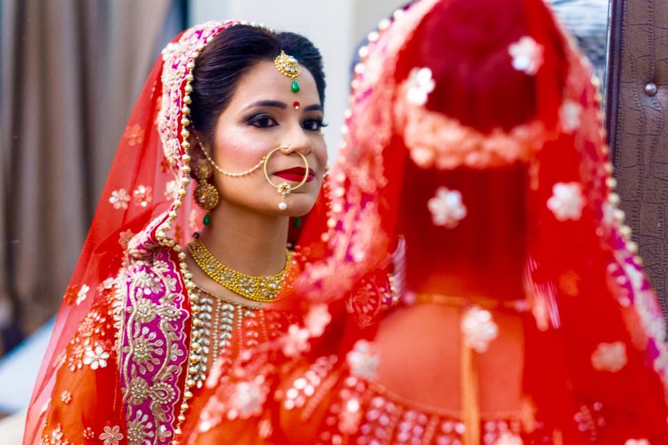 Happy and proud just like her look! by Bobby Chopra Bridal-makeup | Weddings Photos & Ideas