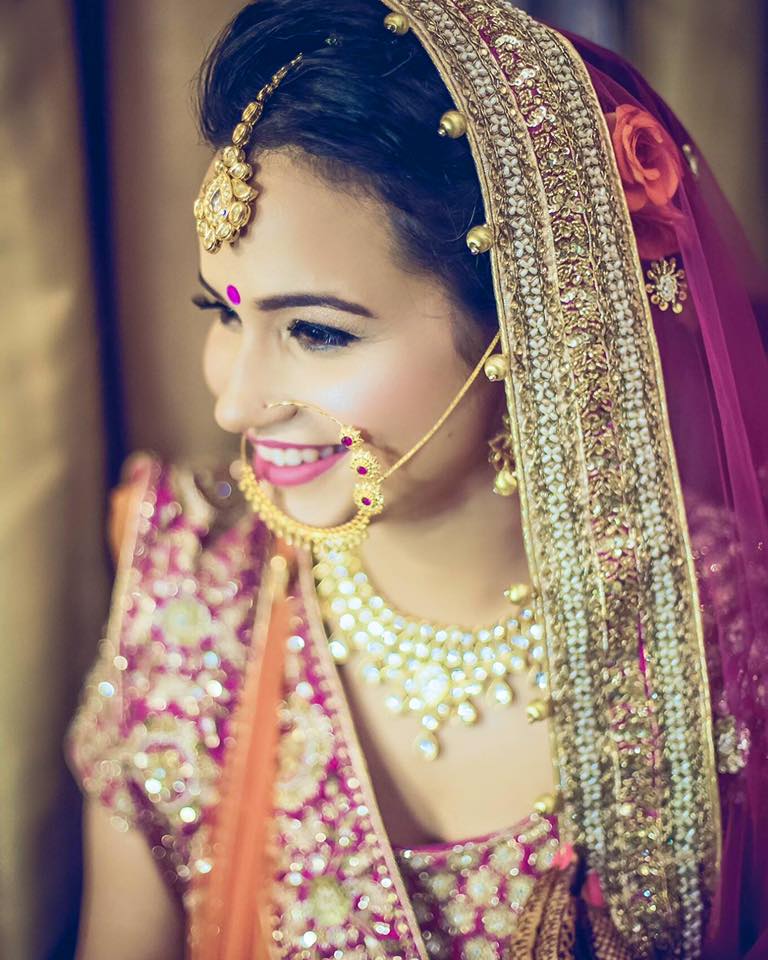 Nose-ring for that perfect bling by Bobby Chopra Bridal-makeup | Weddings Photos & Ideas