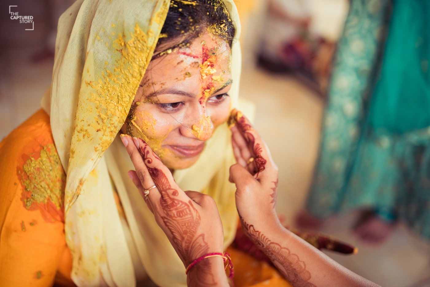 Haldi ceremony done right by Captured Memories Wedding-photography | Weddings Photos & Ideas