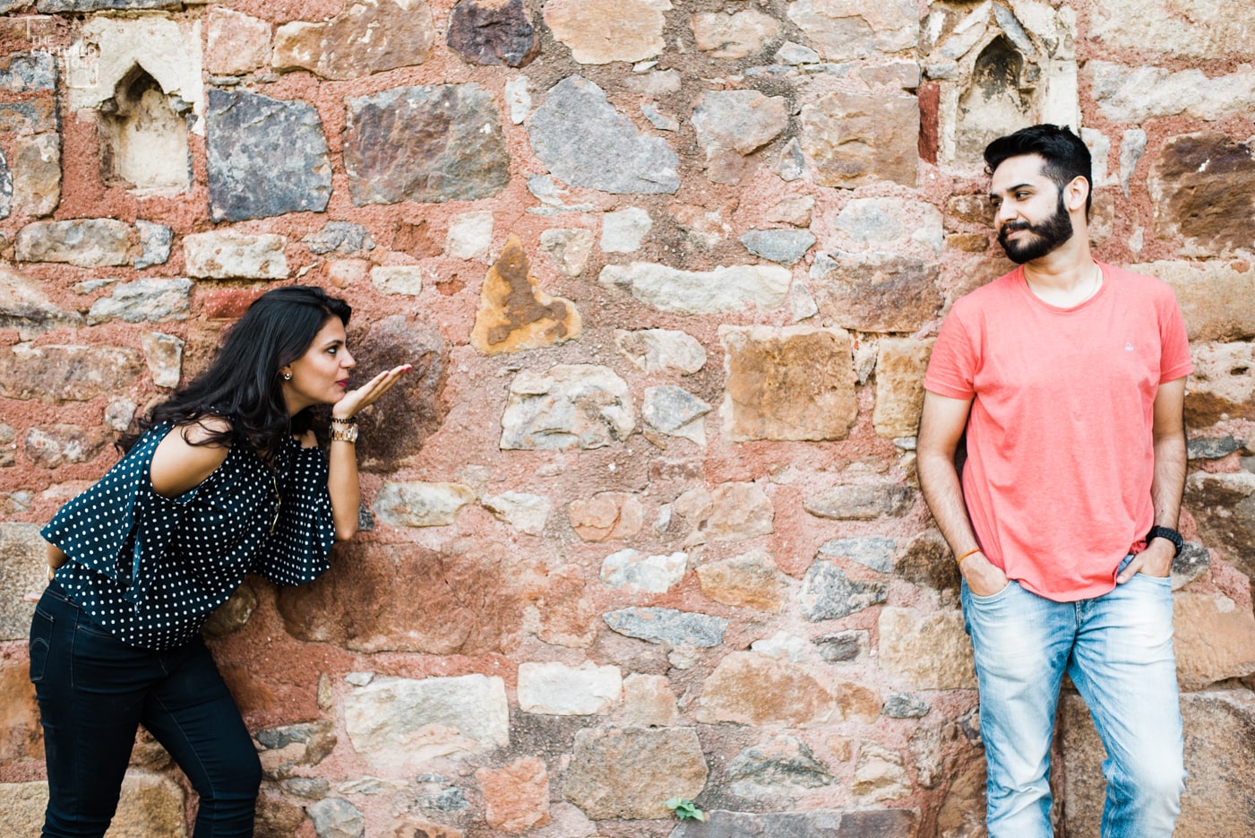 Blowing a kiss to her better half by Captured Memories Wedding-photography | Weddings Photos & Ideas