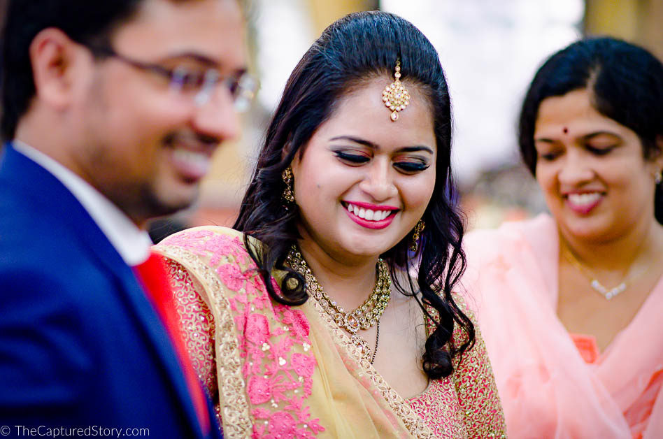 Blush makes her all the more alluring by Captured Memories Wedding-photography | Weddings Photos & Ideas