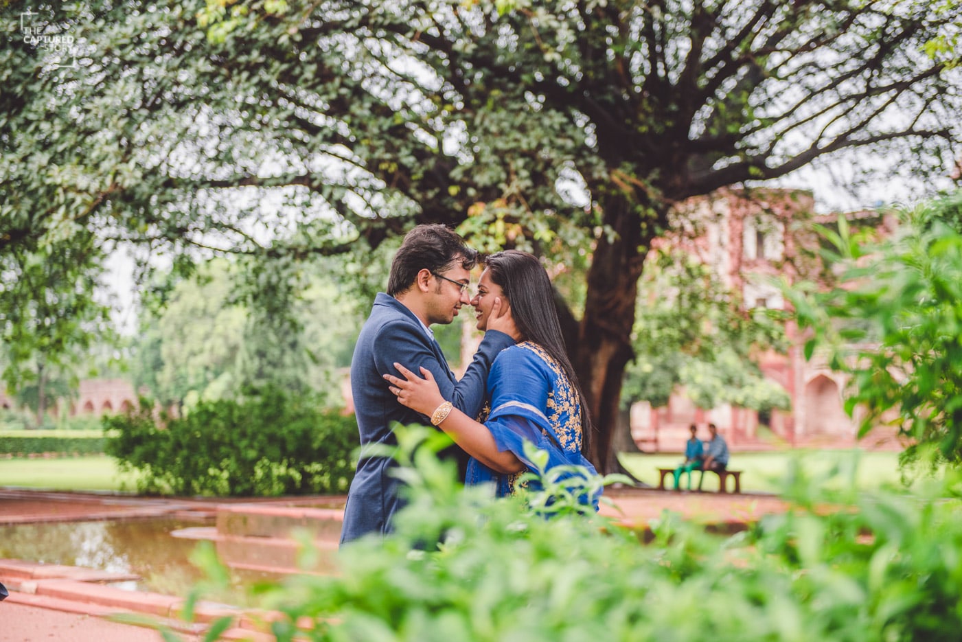 His touch is a bliss to her by Captured Memories Wedding-photography | Weddings Photos & Ideas