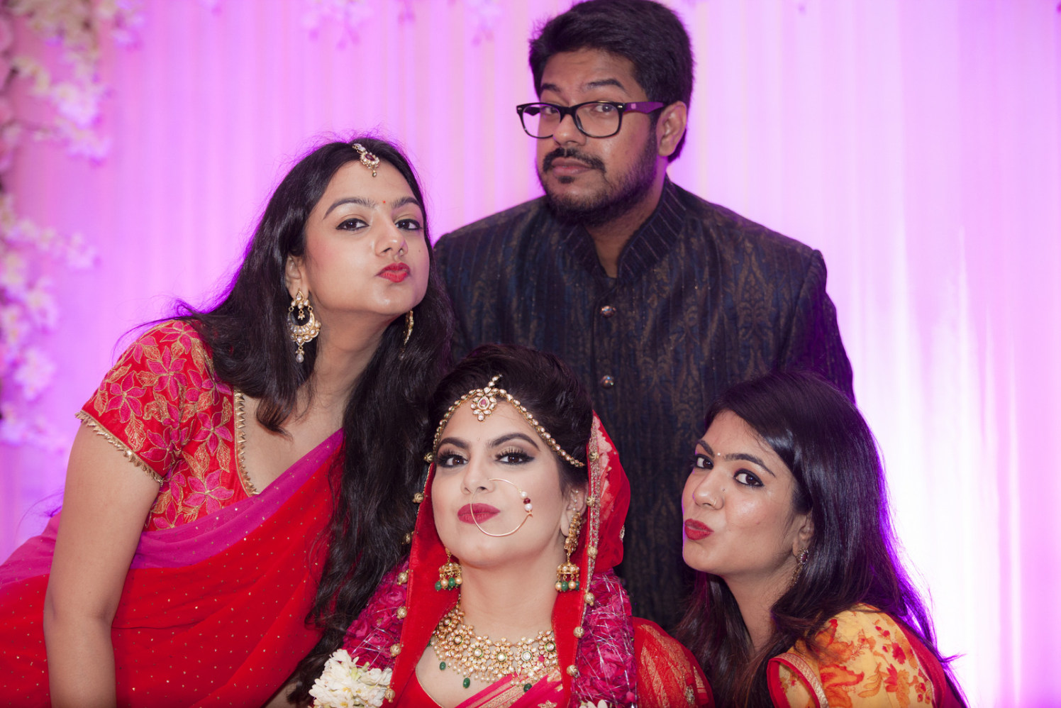 Family Shot With The Bride by Arpit Gulati Wedding-photography | Weddings Photos & Ideas