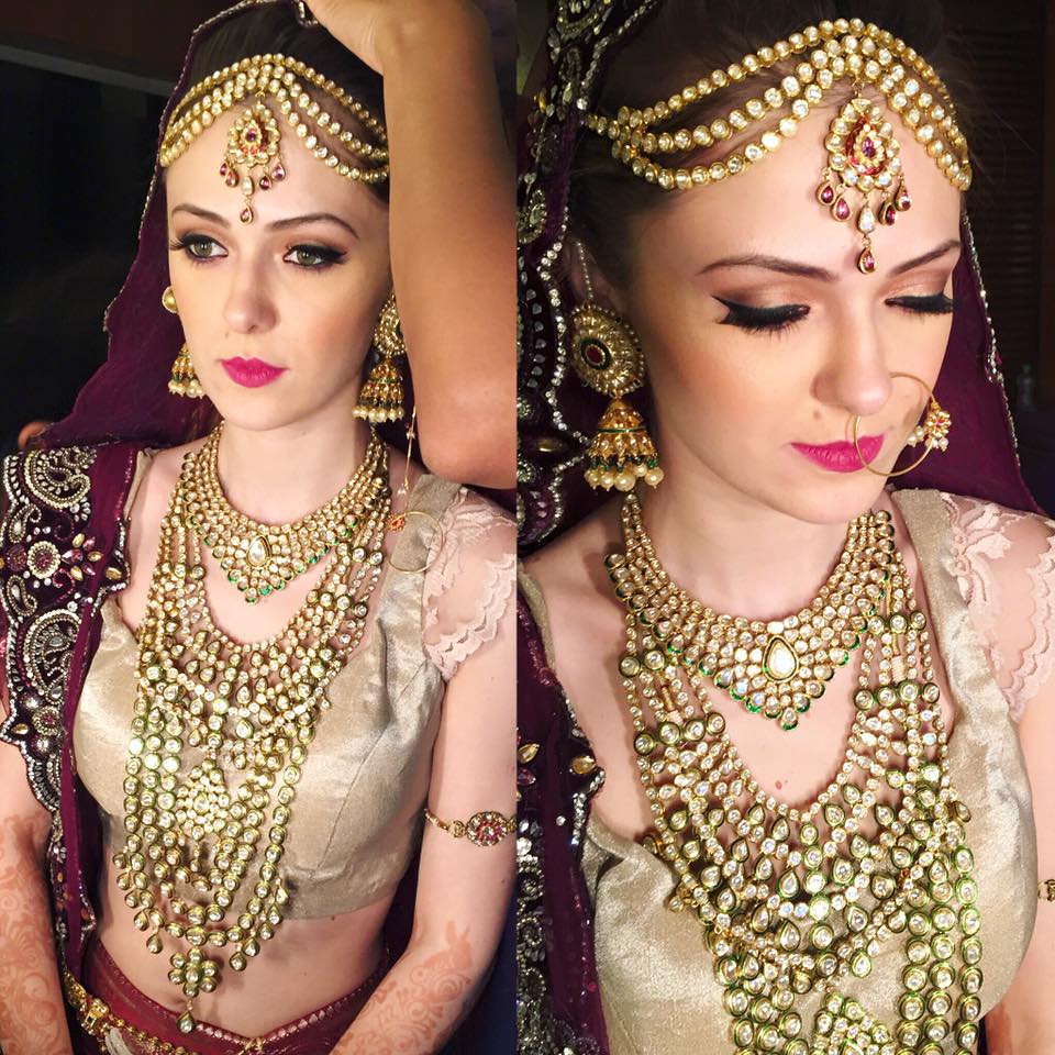 Prepossessing the beauty of a bride by Tejasvini Chander Bridal-makeup | Weddings Photos & Ideas