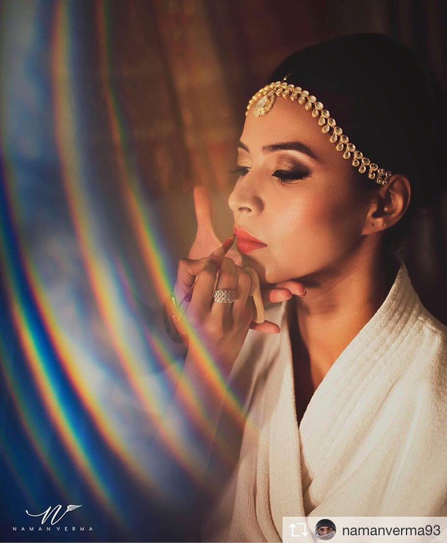 Classy bride in creation by Tejasvini Chander Bridal-makeup | Weddings Photos & Ideas