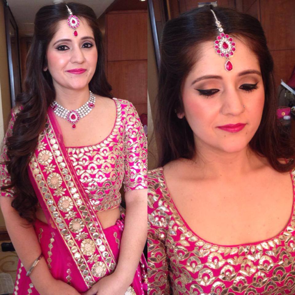 Crimson look by Tejasvini Chander Bridal-makeup | Weddings Photos & Ideas