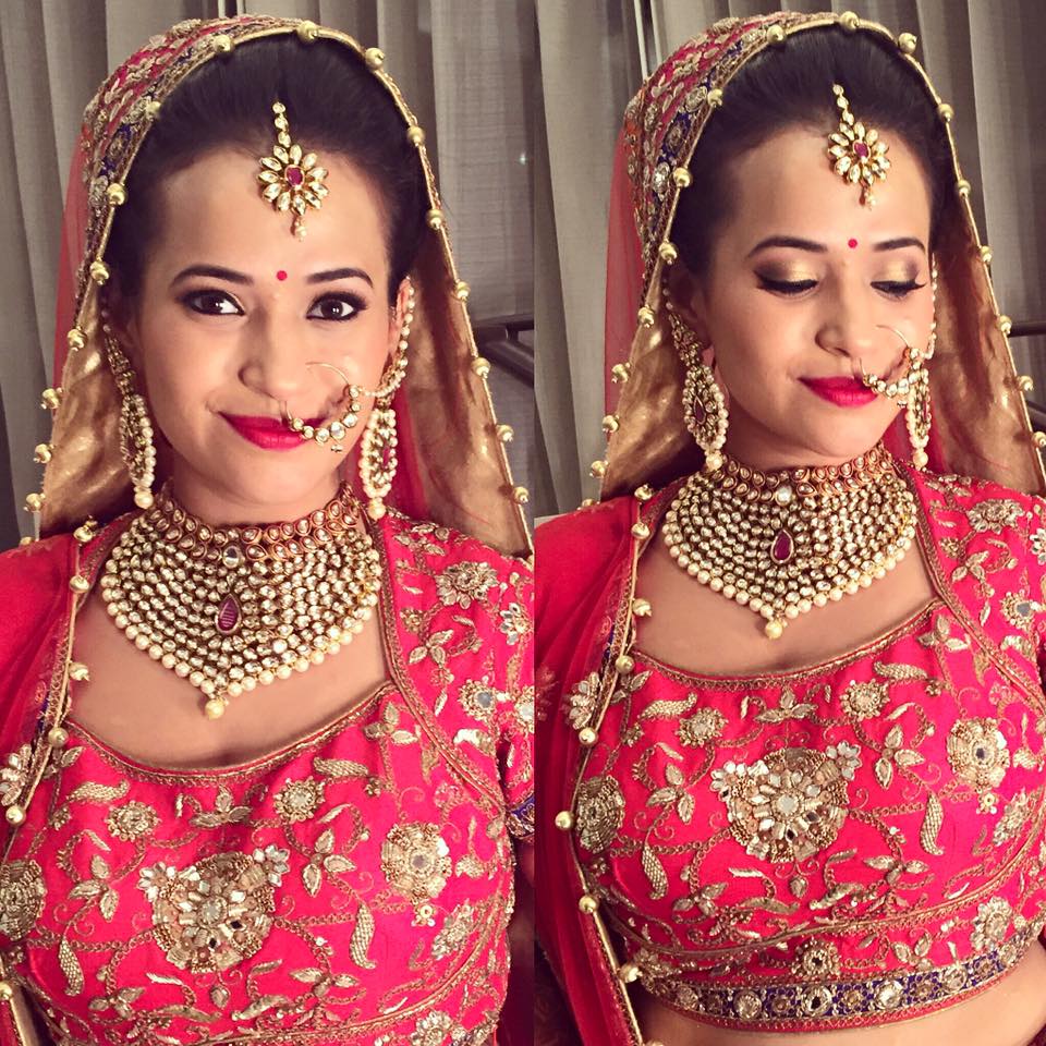 Beauty in Pink by Tejasvini Chander Bridal-makeup | Weddings Photos & Ideas