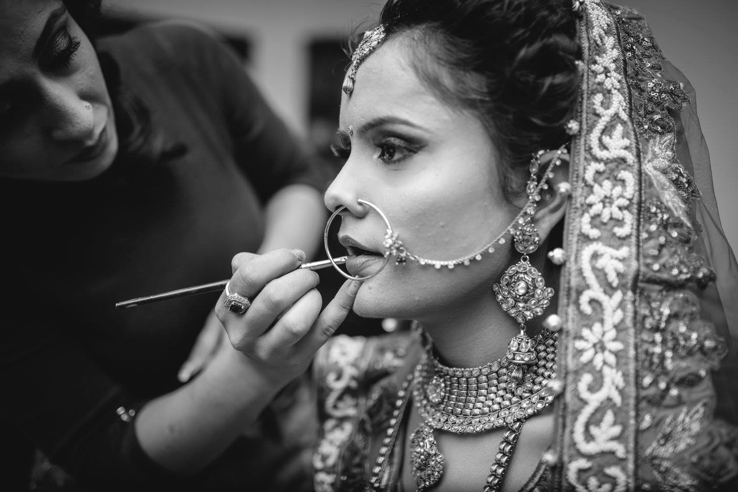 Candid Shot of the bride getting ready by Amish Photography Wedding-photography | Weddings Photos & Ideas