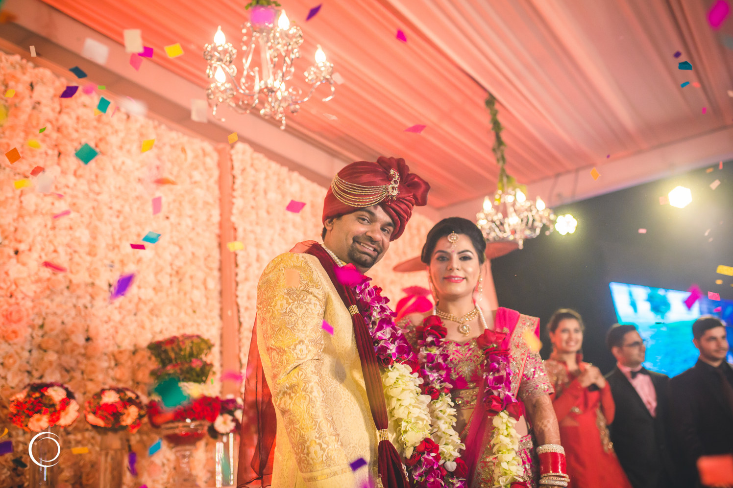 The Lit Up Stage by Amish Photography Wedding-photography | Weddings Photos & Ideas