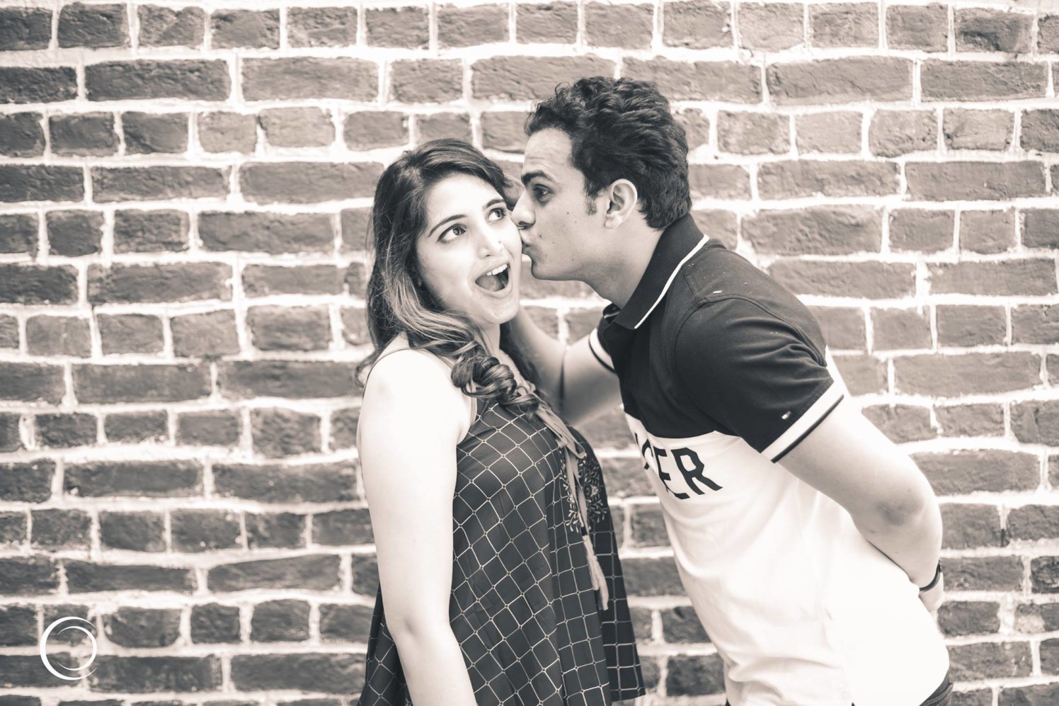 A peck for beautiful wife by Amish Photography Wedding-photography | Weddings Photos & Ideas