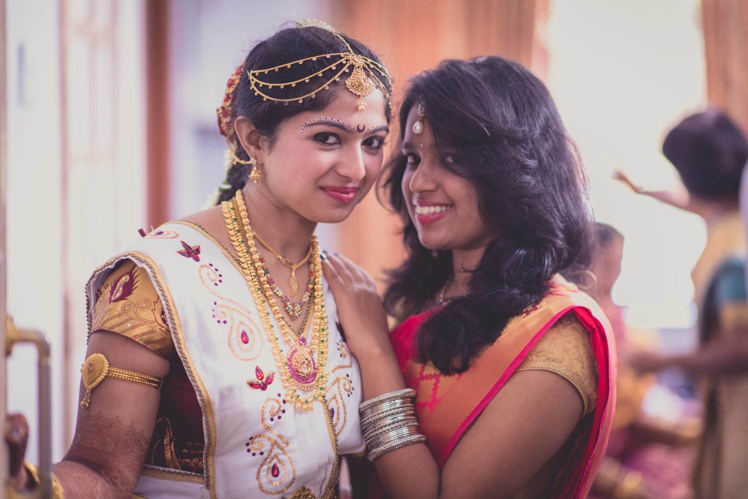 Posing with the bride by Click n' Cherish Wedding-photography | Weddings Photos & Ideas