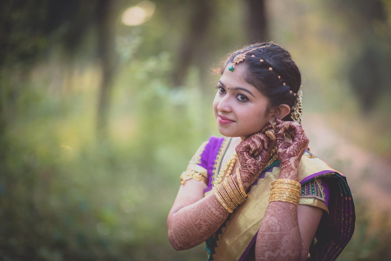 The bride's candid by Click n' Cherish Wedding-photography | Weddings Photos & Ideas