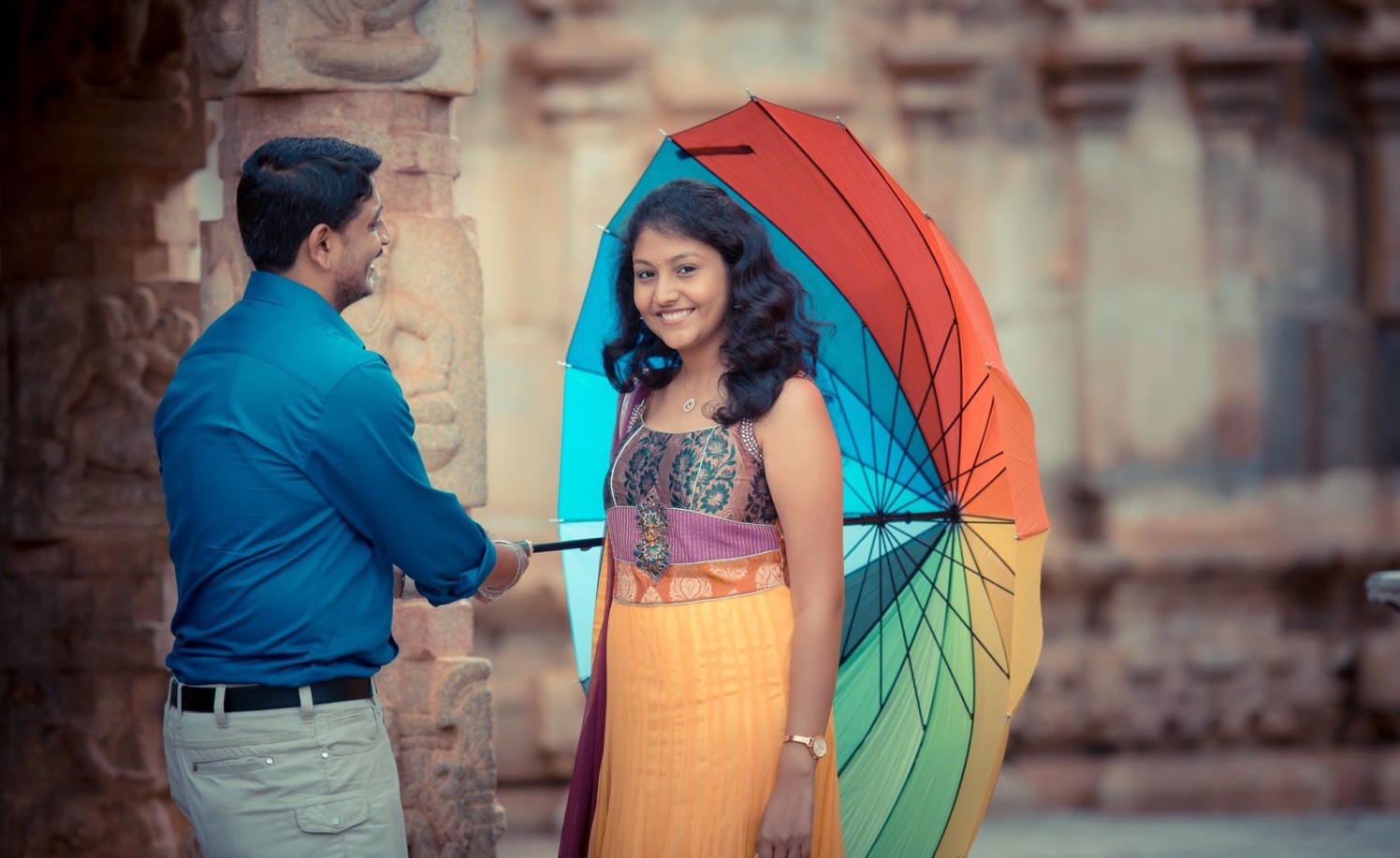 With the Umbrella by Click n' Cherish Wedding-photography | Weddings Photos & Ideas