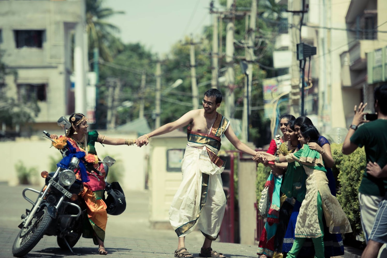 Playful groom by Click n' Cherish Wedding-photography | Weddings Photos & Ideas