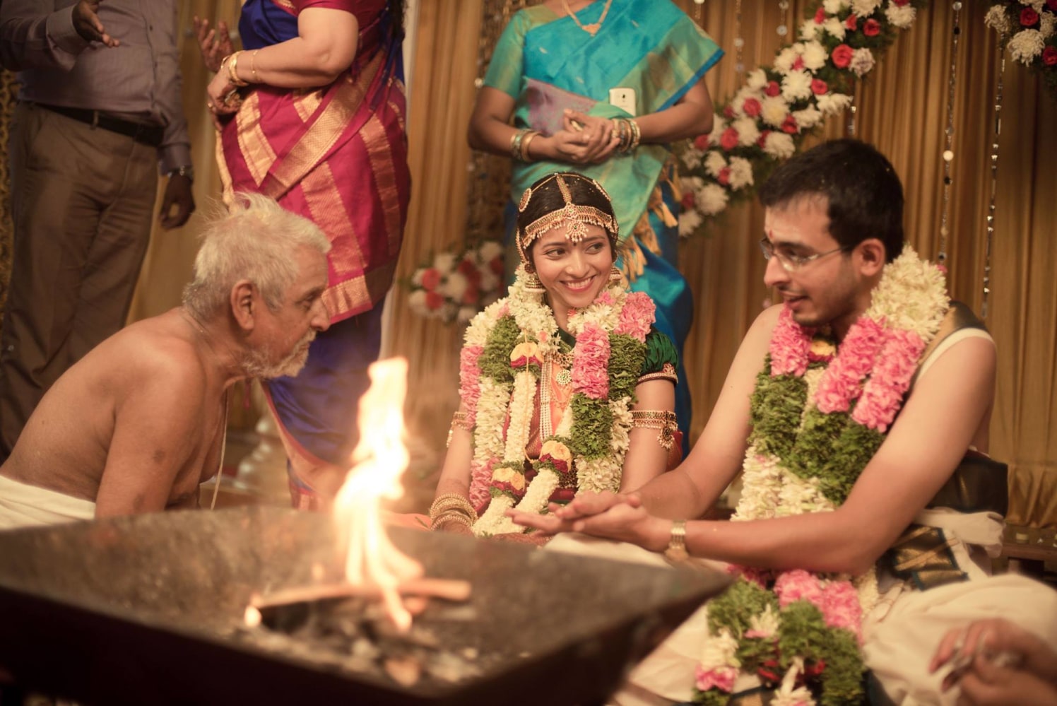 Happy couple by Click n' Cherish Wedding-photography | Weddings Photos & Ideas