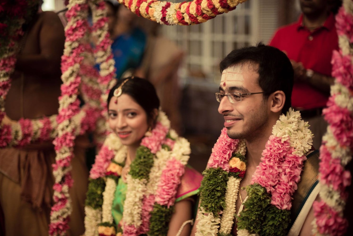 Happy bride and groom by Click n' Cherish Wedding-photography | Weddings Photos & Ideas