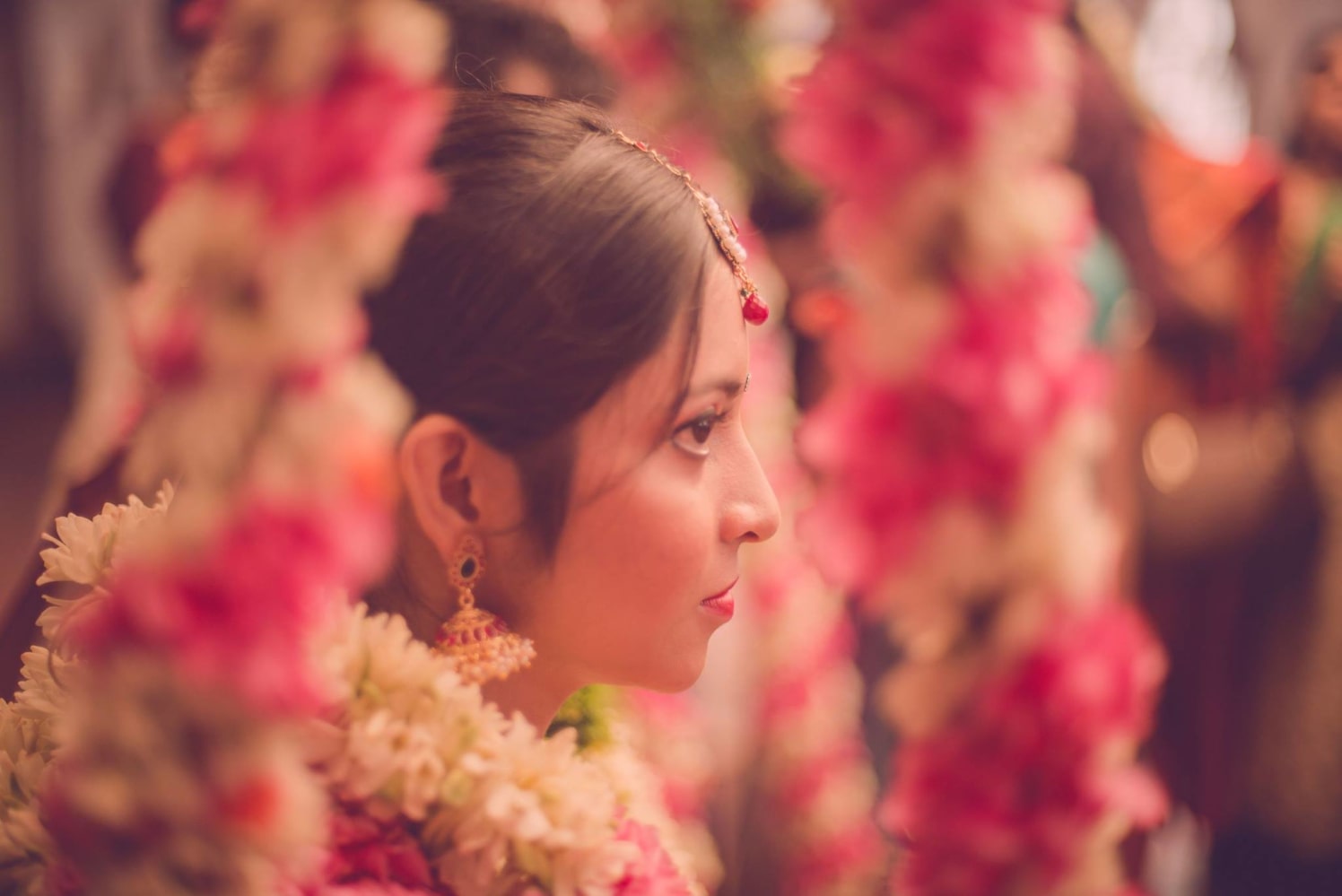 Gold jhumkis by Click n' Cherish Wedding-photography | Weddings Photos & Ideas
