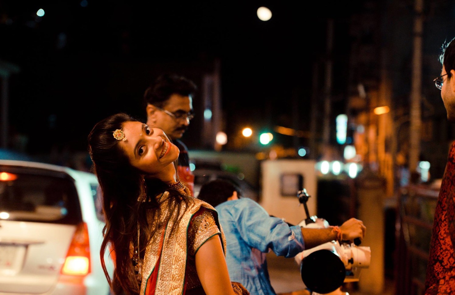 Glowing bride by Click n' Cherish Wedding-photography | Weddings Photos & Ideas
