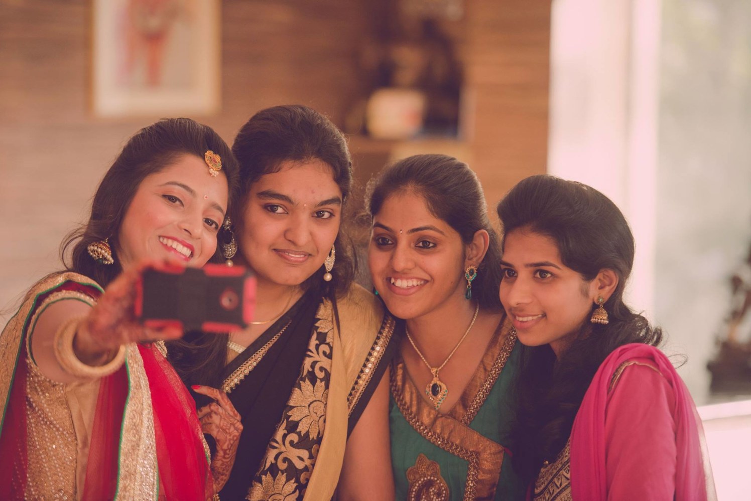 A wedding selfie by Click n' Cherish Wedding-photography | Weddings Photos & Ideas