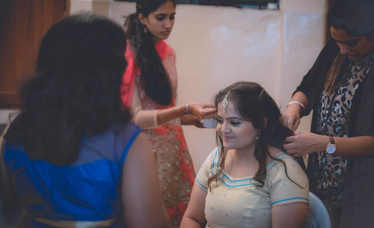 Bride getting ready by Click n' Cherish Wedding-photography | Weddings Photos & Ideas