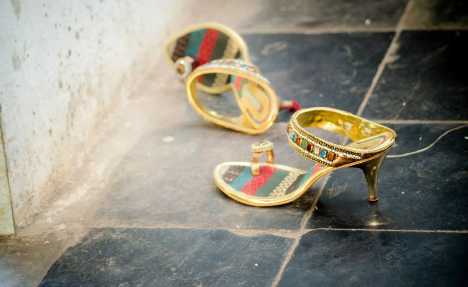 Bridal footwear by Click n' Cherish Wedding-photography | Weddings Photos & Ideas