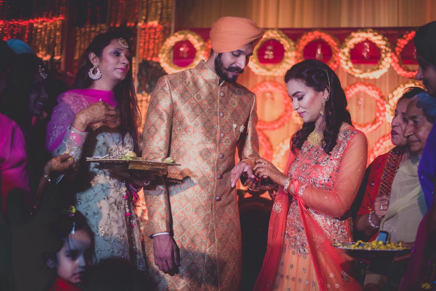 The engagement ceremony by Dushyantha Kumar C Wedding-photography | Weddings Photos & Ideas