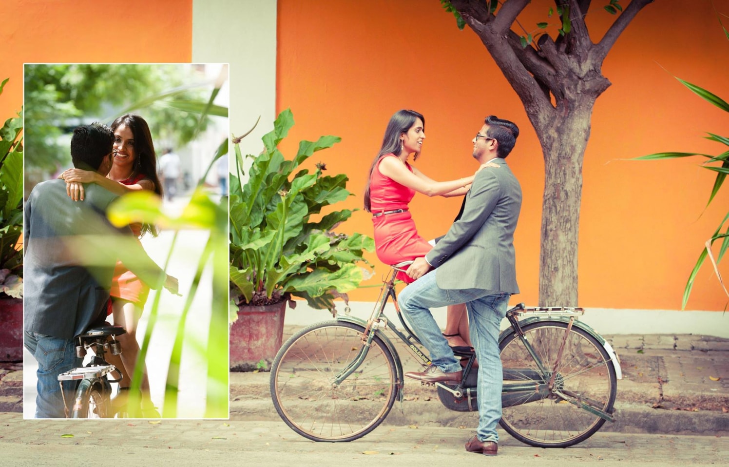 On the Bicycle by Click n' Cherish Wedding-photography | Weddings Photos & Ideas