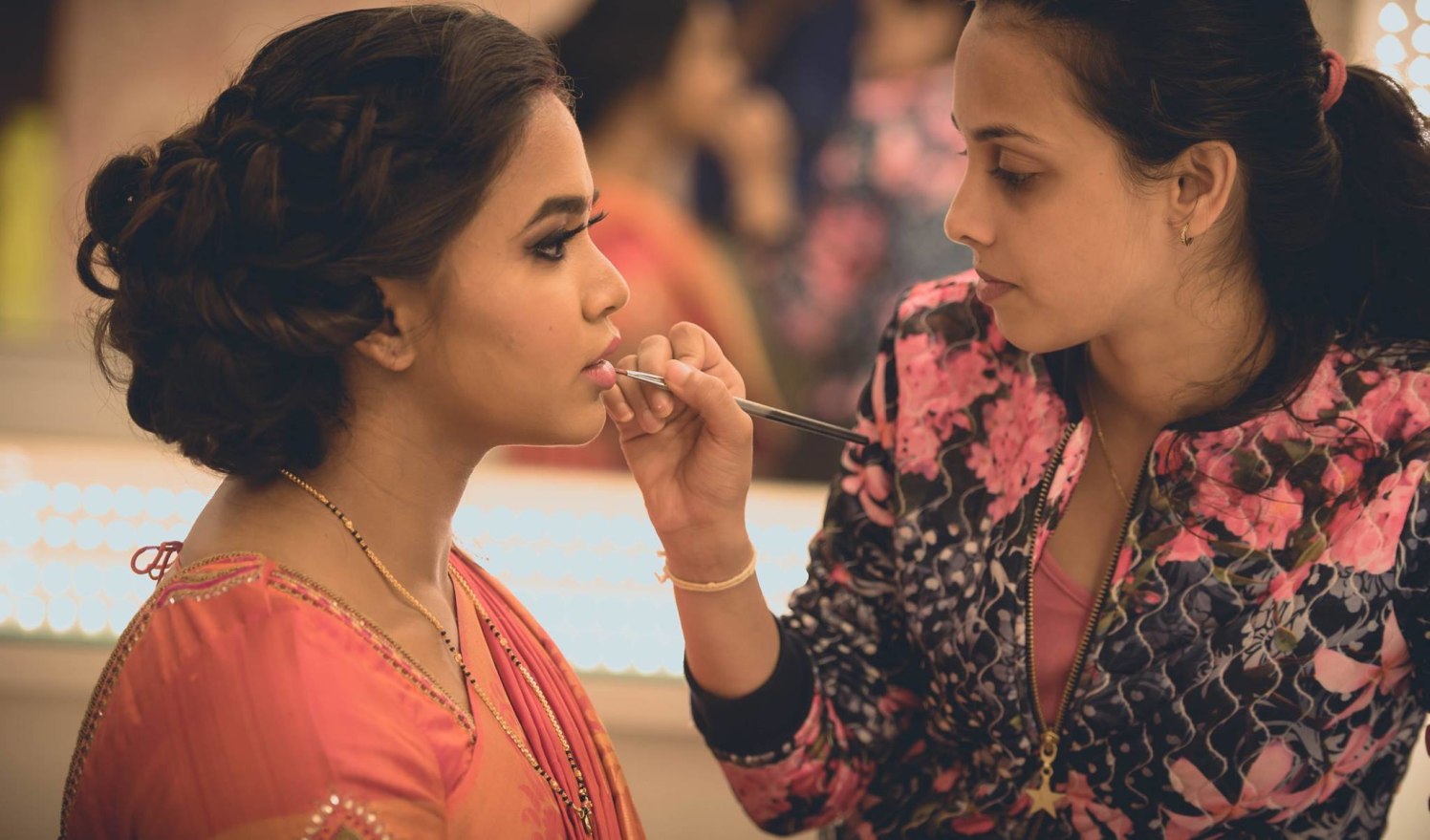 Makeup shenanigans by Click n' Cherish Wedding-photography | Weddings Photos & Ideas