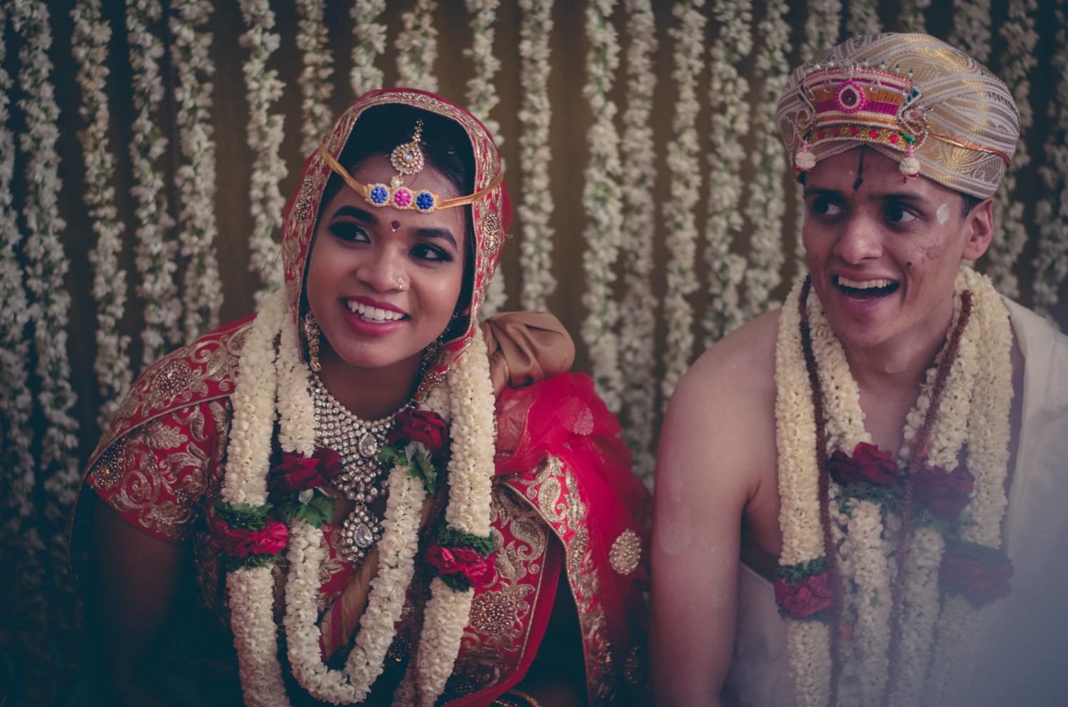Happy couple by Click n' Cherish Wedding-photography | Weddings Photos & Ideas