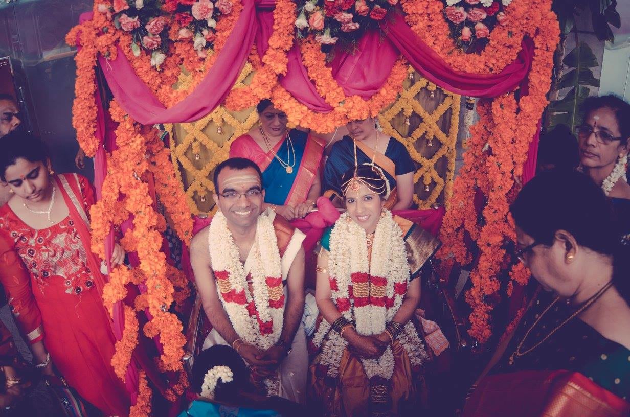 Bride and groom on swing by Click n' Cherish Wedding-photography | Weddings Photos & Ideas