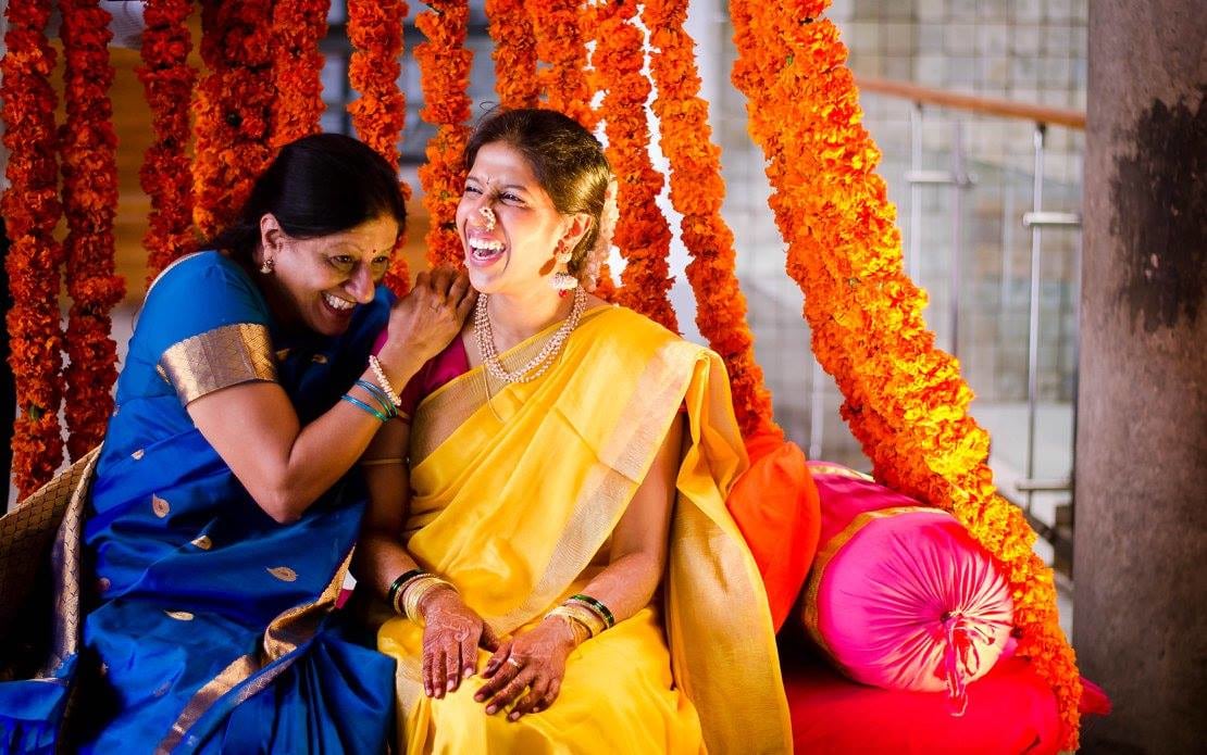 Happy moments with bride by Click n' Cherish Wedding-photography | Weddings Photos & Ideas