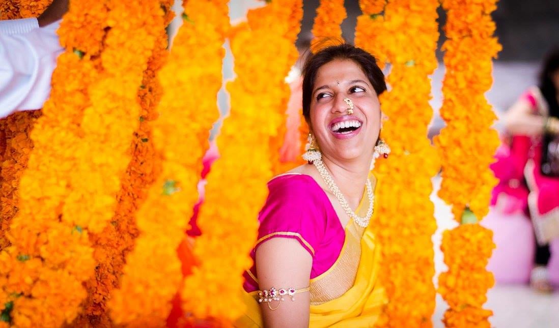 Happy bride by Click n' Cherish Wedding-photography | Weddings Photos & Ideas