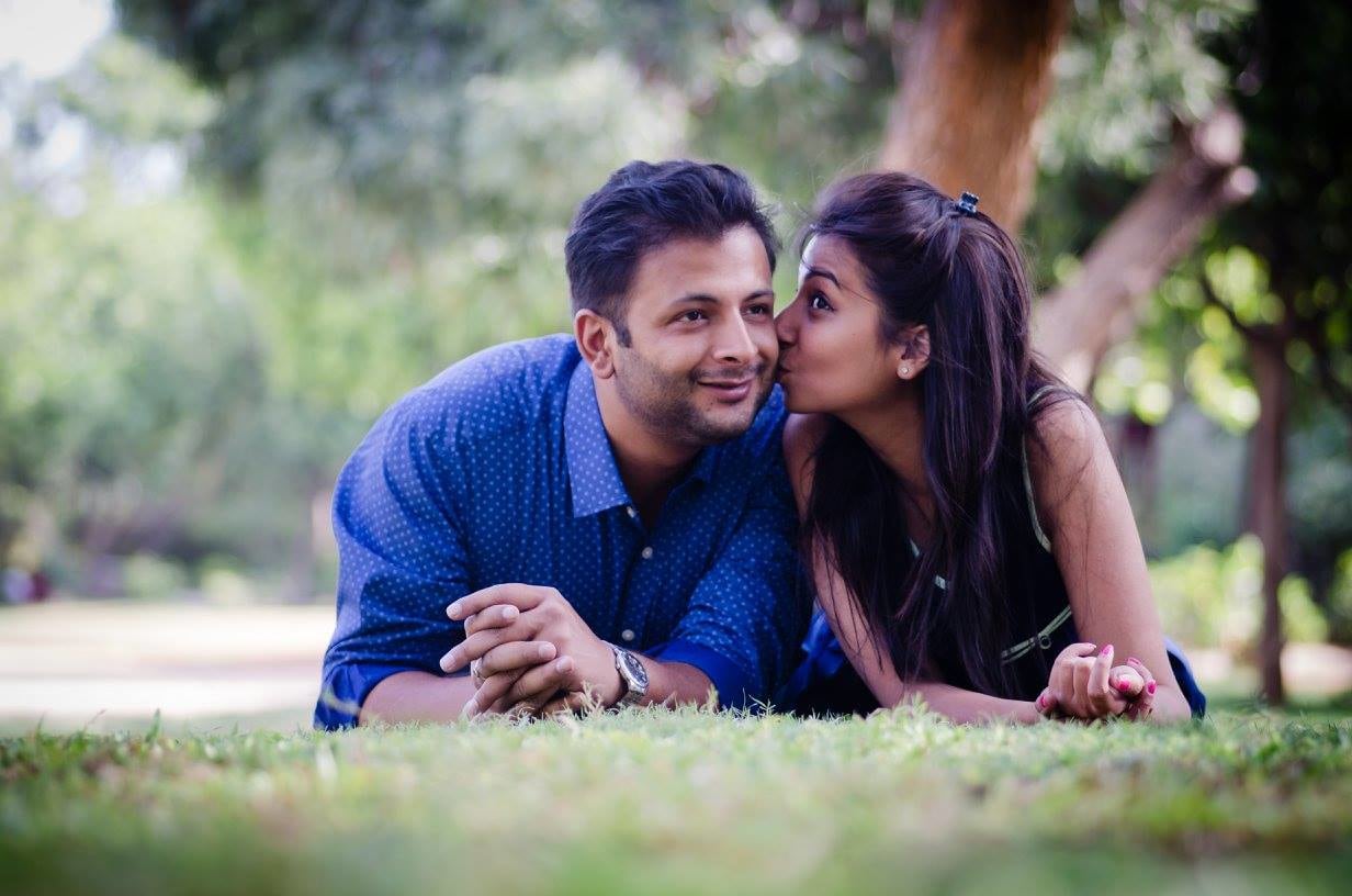 Happy joyous couple by Click n' Cherish Wedding-photography | Weddings Photos & Ideas