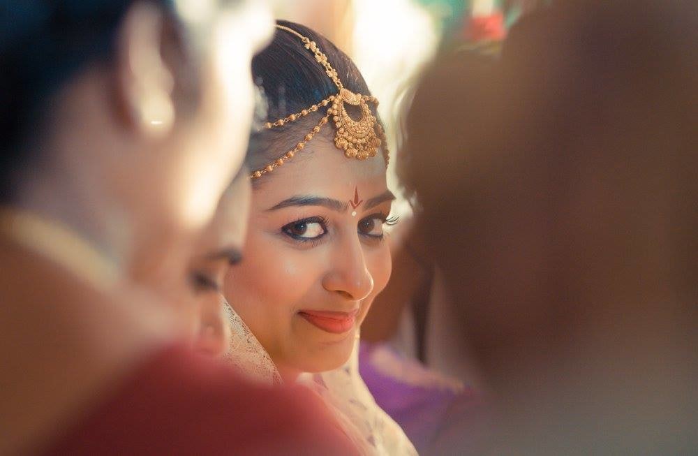 Bride in gold by Click n' Cherish Wedding-photography | Weddings Photos & Ideas