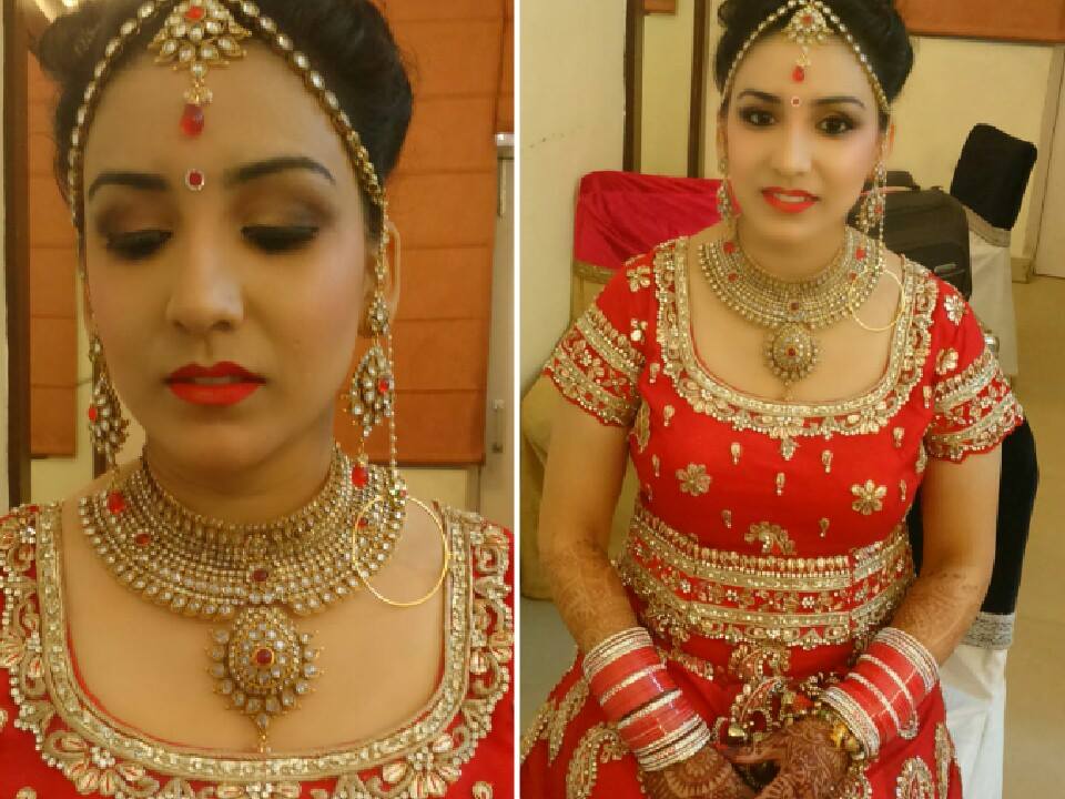 Bride in Red by Mya Dang Bridal-makeup | Weddings Photos & Ideas