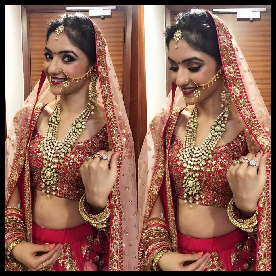 Gleeful bride by Neha Puri Bridal-makeup | Weddings Photos & Ideas